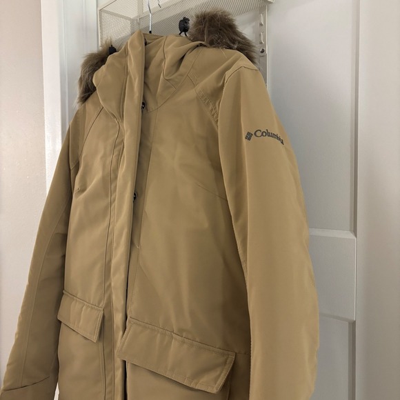 Columbia Women's Little Si™ II Insulated Parka winter coat w Faux Fur Hood Small - Picture 11 of 11